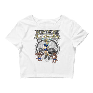 Heavy Metal Cinderella Women’s Crop Tee