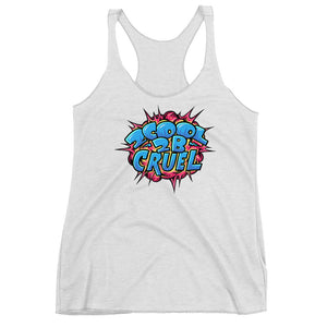 2Cool (Blue/Pink) Women's Triblend Racerback Tank
