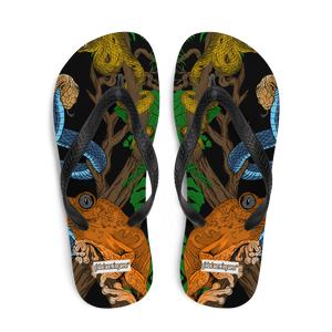 Rainforest Blue Snake Flip-Flops