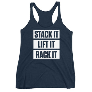 Stack It Women's Triblend Racerback Tank