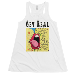 Say What You Mean Women's Flowy Racerback Tank