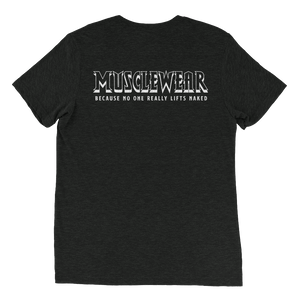 Ancient Iron Muscle Beach Unisex Triblend Tee