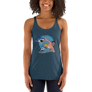 Lose Your Head Women's Triblend Racerback Tank