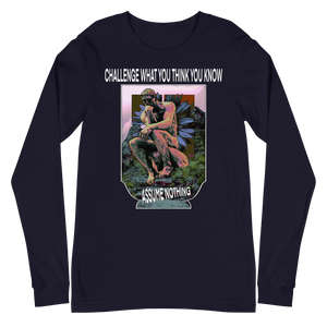 Thinker Unisex Long Sleeve Tee