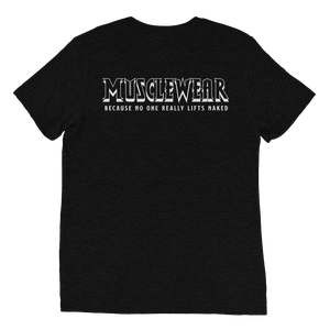 Ancient Iron Muscle Beach Unisex Triblend Tee