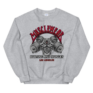 Musclewear LA (Red) Unisex Sweatshirt