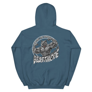Beastmode (White) Unisex Heavyweight Hoodie