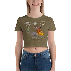 It's A Wilderness Women’s Crop Tee