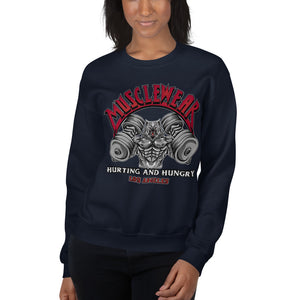 Musclewear LA (Red) Unisex Sweatshirt