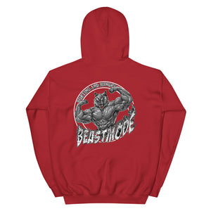 Beastmode (White) Unisex Heavyweight Hoodie