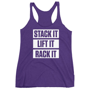 Stack It Women's Triblend Racerback Tank