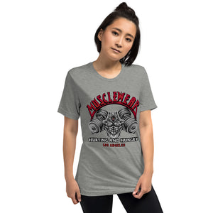 Musclewear LA (Red) Unisex Triblend Tee