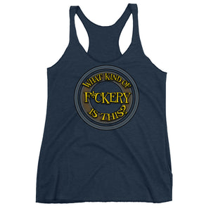What Is This? Women's Triblend Racerback Tank