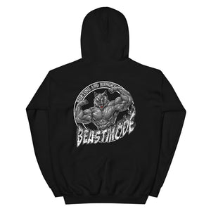Beastmode (White) Unisex Heavyweight Hoodie