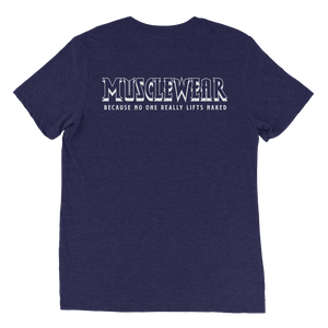 Ancient Iron Muscle Beach Unisex Triblend Tee