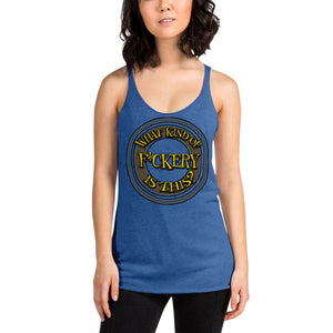 What Is This? Women's Triblend Racerback Tank