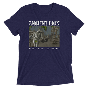 Ancient Iron Muscle Beach Unisex Triblend Tee