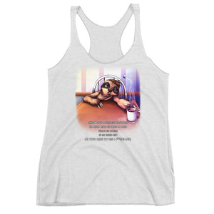 Sloth & Froth Women's Triblend Racerback Tank