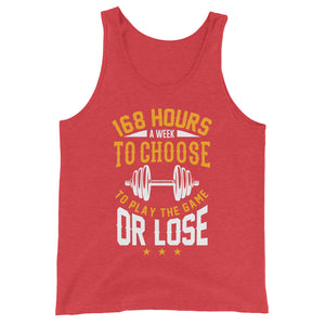 Play The Game Unisex Tank