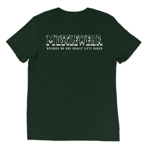 Ancient Iron Muscle Beach Unisex Triblend Tee