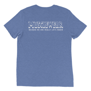 Ancient Iron Muscle Beach Unisex Triblend Tee