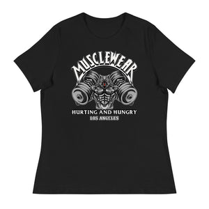 Musclewear LA (White) Women's Relaxed Tee