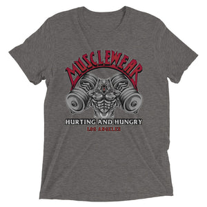 Musclewear LA (Red) Unisex Triblend Tee