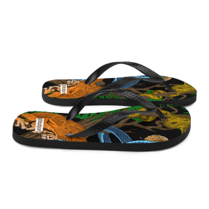 Rainforest Blue Snake Flip-Flops
