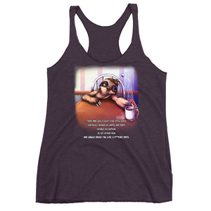 Sloth & Froth Women's Triblend Racerback Tank