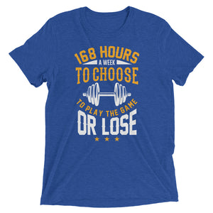 Play The Game Unisex Triblend Tee