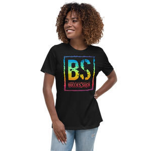 Bullies Suck Rainbow Women's Relaxed Tee