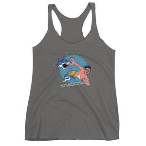 Lose Your Head Women's Triblend Racerback Tank