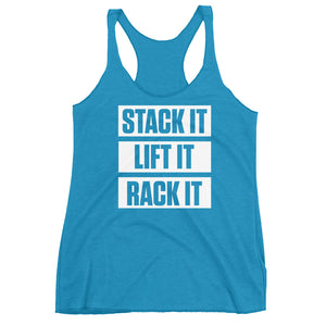 Stack It Women's Triblend Racerback Tank