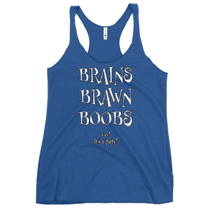 It's a Party Women's Triblend Racerback Tank