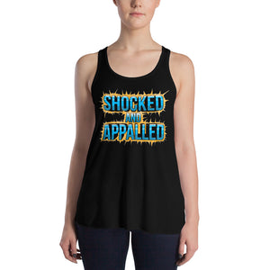 Shocked and Appalled Women's Flowy Racerback Tank