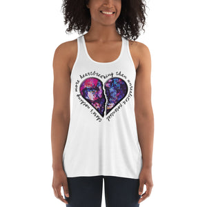 Heartbreaking Women's Flowy Racerback Tank