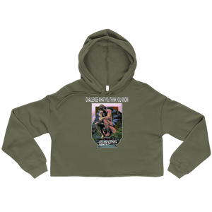 Thinker Women's Cropped Hoodie
