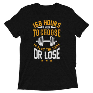 Play The Game Unisex Triblend Tee