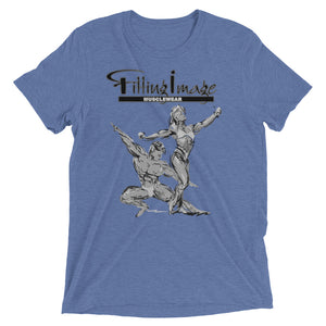 Fitting Image Couple Logo (B/W) Unisex Triblend Tee
