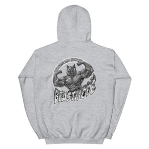 Beastmode (White) Unisex Heavyweight Hoodie