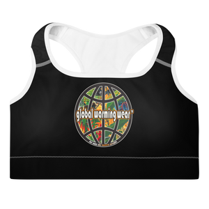 GWW Logo Butterfly Rainforest Padded Sports Bra