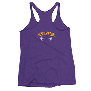 Play The Game Women's Triblend Racerback Tank