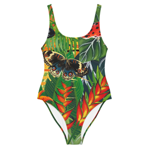 Butterfly Rainforest One-Piece Swimsuit