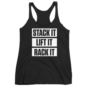 Stack It Women's Triblend Racerback Tank