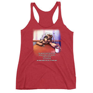 Sloth & Froth Women's Triblend Racerback Tank