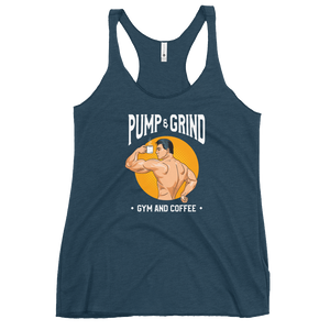 Pump & Grind Women's Triblend Racerback Tank