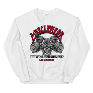 Musclewear LA (Red) Unisex Sweatshirt