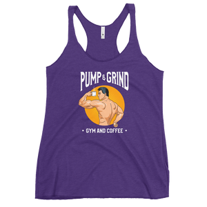 Pump & Grind Women's Triblend Racerback Tank