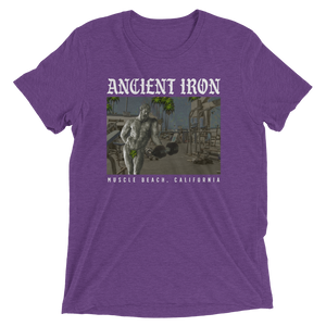 Ancient Iron Muscle Beach Unisex Triblend Tee