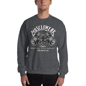 Musclewear LA (White) Unisex Sweatshirt